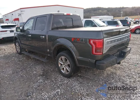 2015 Ford F-150 Platinum from USA, damaged, VIN 1FTEW1EG7FFC93563